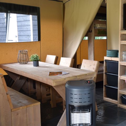TENTE TOILE ET BOIS 6 personnes - Logement familial