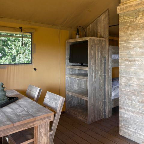 TENTE TOILE ET BOIS 4 personnes