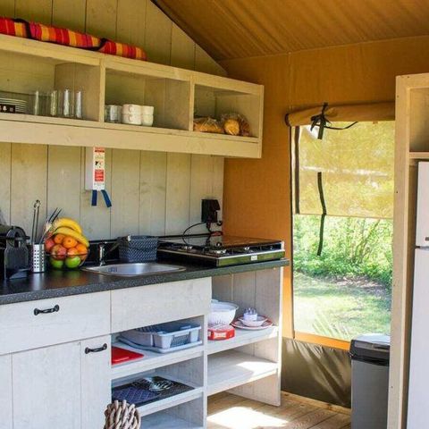 TENTE TOILE ET BOIS 6 personnes - XL