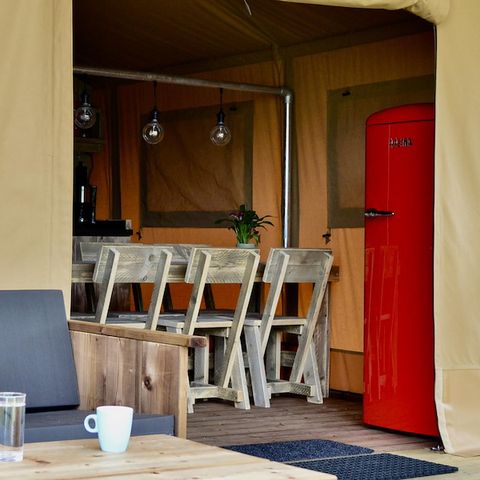 TENTE TOILE ET BOIS 6 personnes