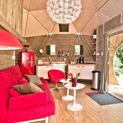 Hébergement 4 personnes - Igloo en bois