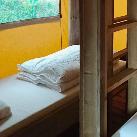 TENTE TOILE ET BOIS 6 personnes - Tente safari 6