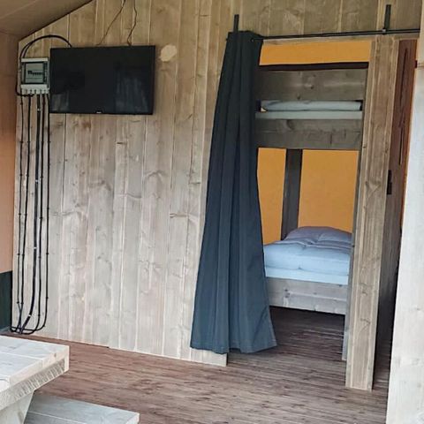 TENTE TOILE ET BOIS 6 personnes - Tente safari 6