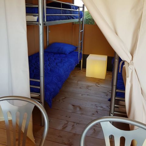 Tente en toile et en bois 6 personnes