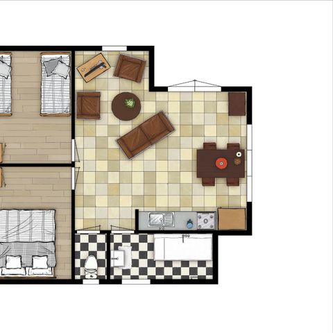 Mobilhome 4 personnes - Cottage Plus