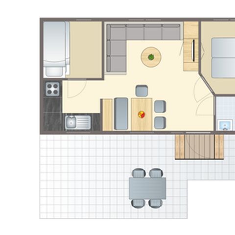 CHALET 4 personnes - Terrasse couverte et jardin clos