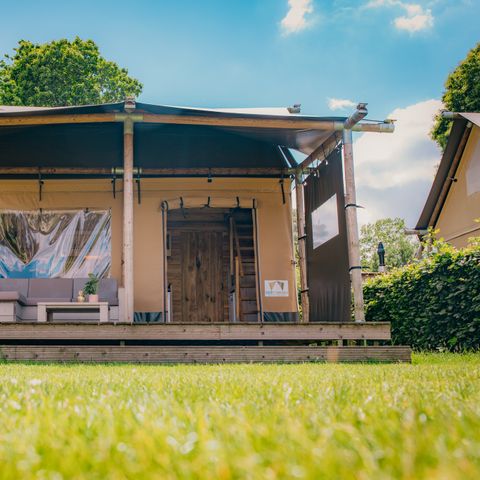 TENTE TOILE ET BOIS 4 personnes - Pavillon de luxe pour le safari