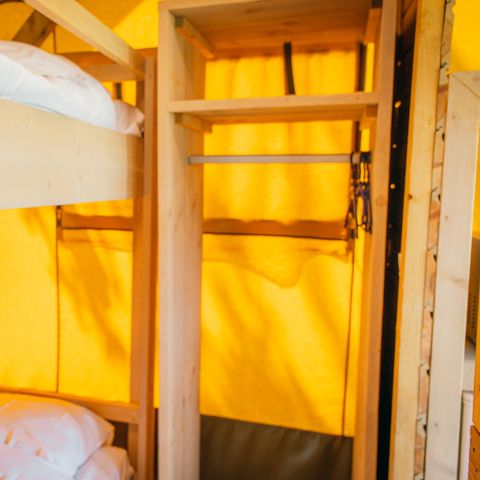 TENTE TOILE ET BOIS 4 personnes - Pavillon de luxe pour le safari