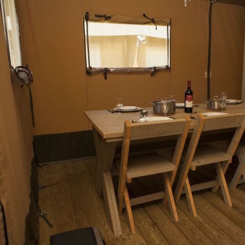 TENTE TOILE ET BOIS 6 personnes