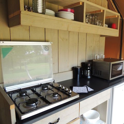 TENTE TOILE ET BOIS 6 personnes