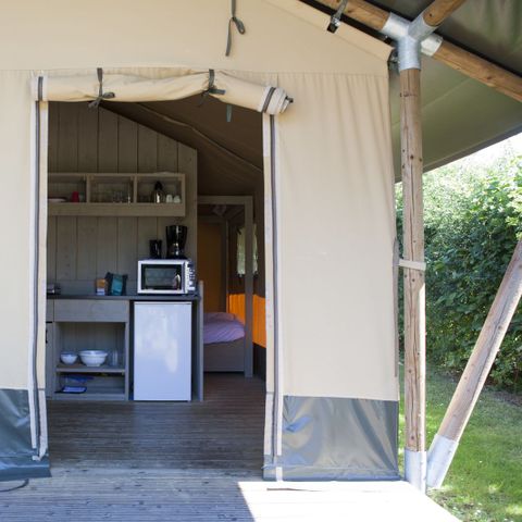 TENTE TOILE ET BOIS 6 personnes