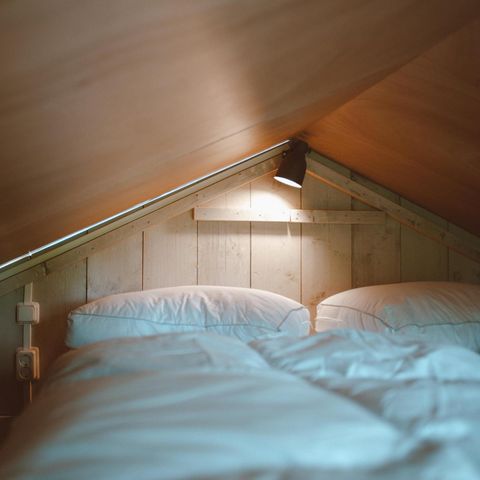 Tente en toile et en bois 4 personnes - Petite maison safari