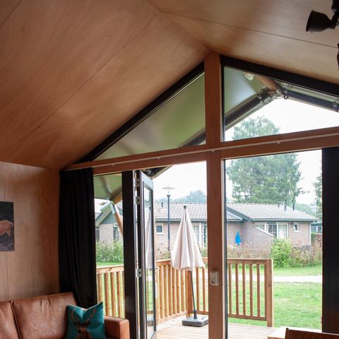 TENTE TOILE ET BOIS 4 personnes - Petite maison safari