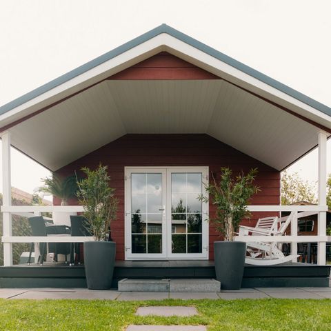 CHALET 6 personnes - Salon Veluwe avec bain à remous et sauna