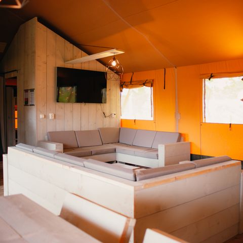 TENTE TOILE ET BOIS 12 personnes - Villa Safari