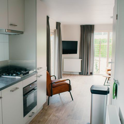 Hébergement pour groupe 12 personnes - Veluwelodge XL avec maison grillagée 6+6