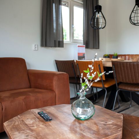 Hébergement pour groupe 12 personnes - Veluwelodge XL avec maison grillagée 6+6