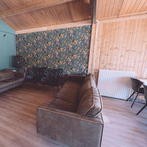 Tiny house 24 personnes - Chambre de groupe la Strandhuis + 6 Tiny Houses (24 personnes)