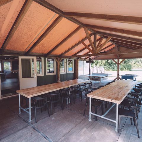 Tiny house 24 personnes - Chambre de groupe la Strandhuis + 6 Tiny Houses (24 personnes)