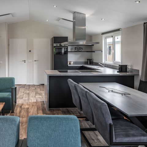 Hébergement pour groupe 12 personnes - Site de nidification d'oiseaux (3 bungalows mitoyens)