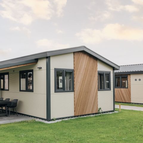 Hébergement pour groupe 12 personnes - Site de nidification d'oiseaux (3 bungalows mitoyens)
