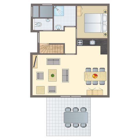 BUNGALOW 6 personnes - 6B1