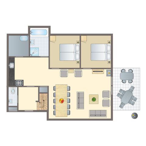 BUNGALOW 10 personnes - 10C
