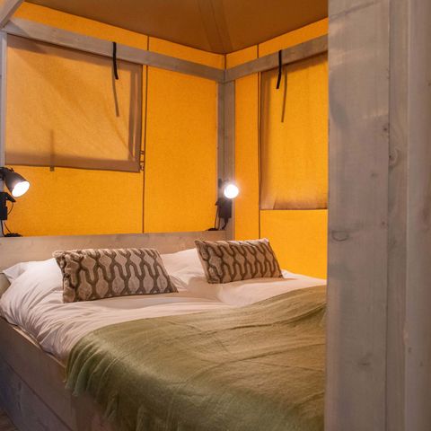 Tente en toile et en bois 6 personnes