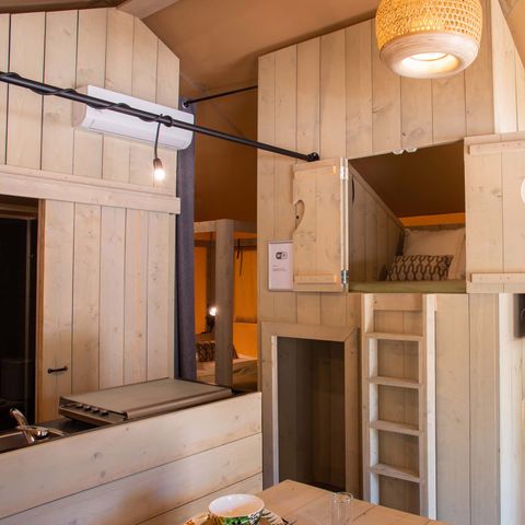 Tente en toile et en bois 6 personnes