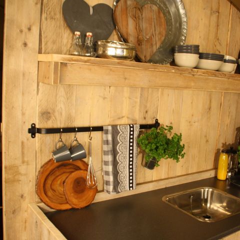 TENTE TOILE ET BOIS 4 personnes