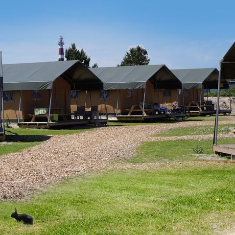 TENTE TOILE ET BOIS 4 personnes