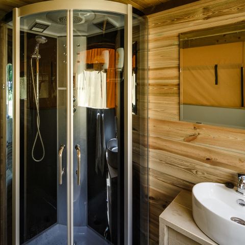 TENTE TOILE ET BOIS 5 personnes - Élan