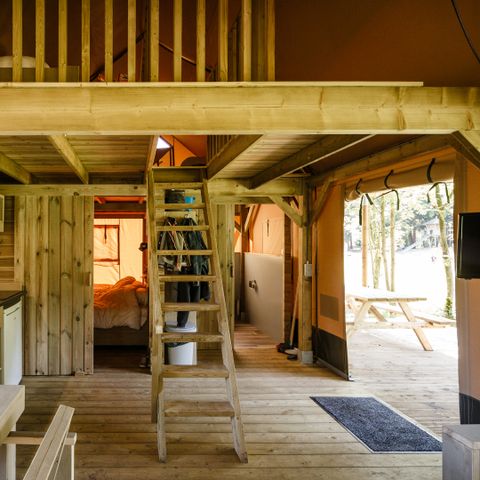 TENTE TOILE ET BOIS 5 personnes - Élan