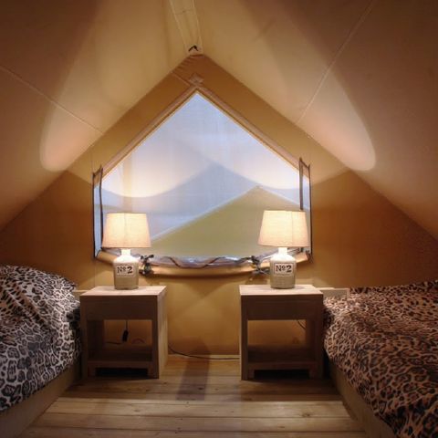 TENTE TOILE ET BOIS 8 personnes - Argousier