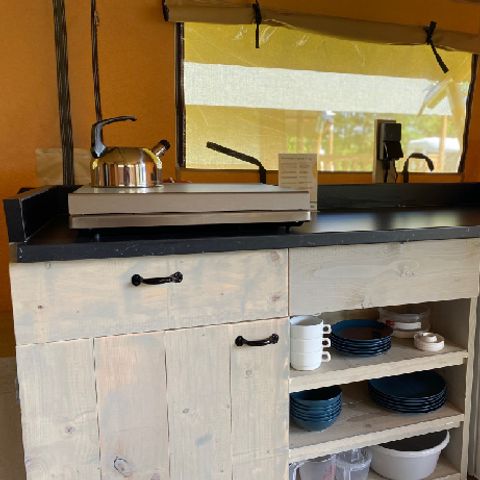 TENTE TOILE ET BOIS 4 personnes - Zeeduin