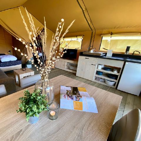 TENTE TOILE ET BOIS 4 personnes - Zeeduin