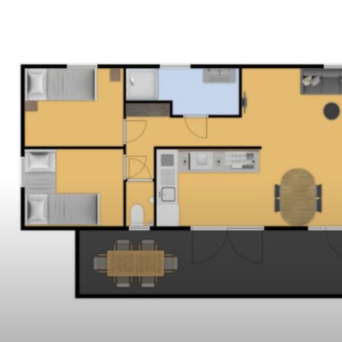 BUNGALOW 5 personnes - Mobil home Grevelingen