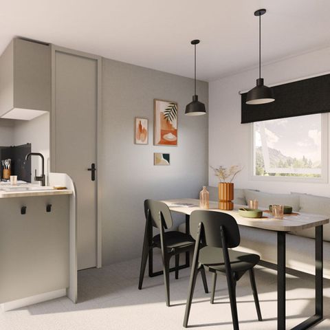 BUNGALOW 3 personnes - Mobil home de Zeerob nr. 1