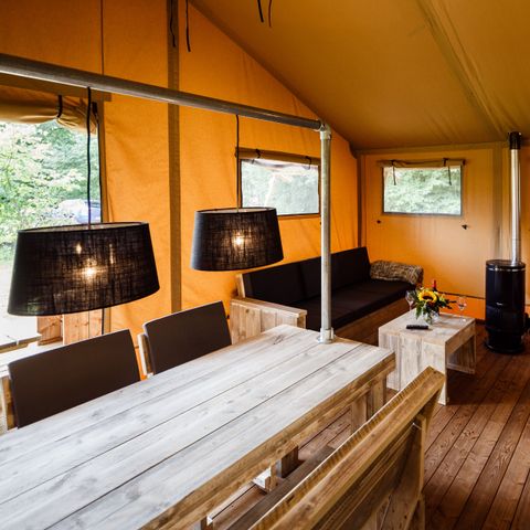 Tente en toile et en bois 6 personnes - le Wold Lodge