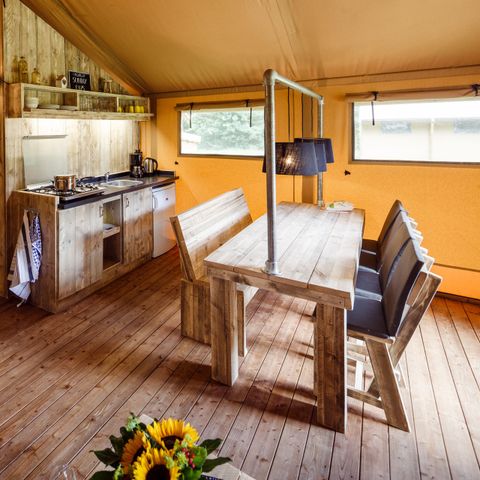 Tente en toile et en bois 6 personnes - le Wold Lodge