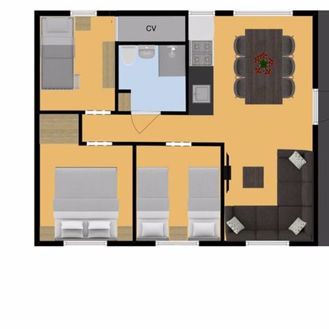 TENTE 6 personnes - Villa de Dassenburcht