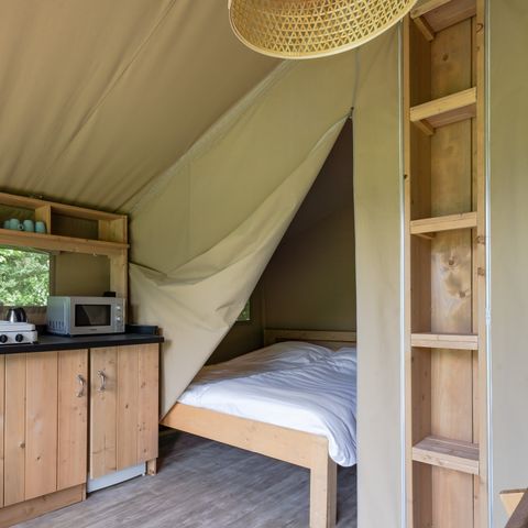 TENTE TOILE ET BOIS 5 personnes - le Reeënsprong (3+2)