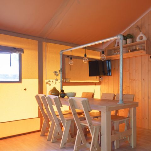 TENTE TOILE ET BOIS 5 personnes - Castor