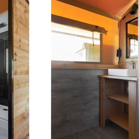 TENTE TOILE ET BOIS 5 personnes - Cérès