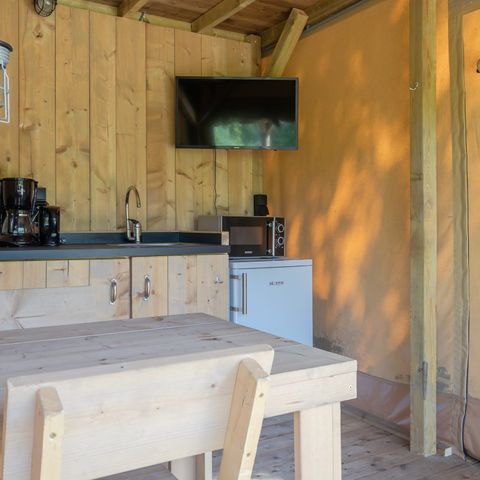 TENTE TOILE ET BOIS 2 personnes - L'étoile polaire