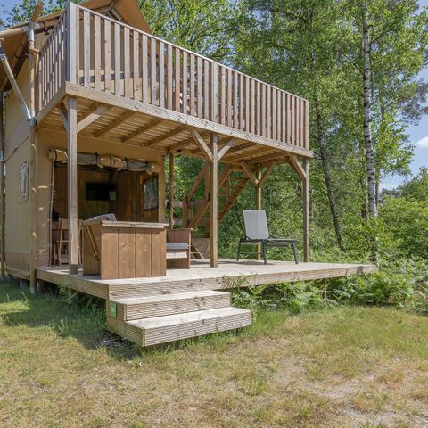 TENTE TOILE ET BOIS 2 personnes - L'étoile polaire