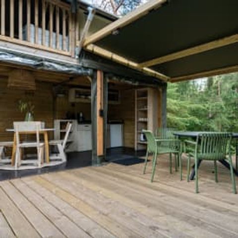 TENTE TOILE ET BOIS 4 personnes - Tente safari Hydra