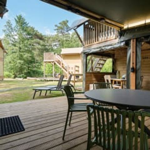 TENTE TOILE ET BOIS 4 personnes - Tente safari Hydra