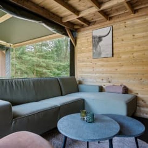 TENTE TOILE ET BOIS 4 personnes - Tente safari Hydra