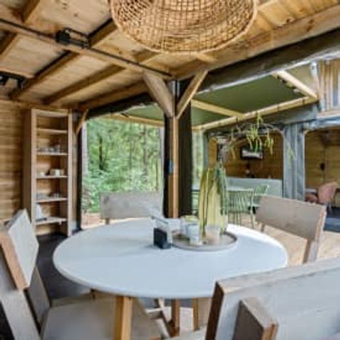 TENTE TOILE ET BOIS 4 personnes - Tente safari Hydra